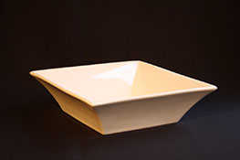 9in white serving bowl